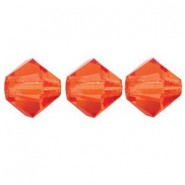 Preciosa MC Bicone 4mm beads Hyacinth 90040